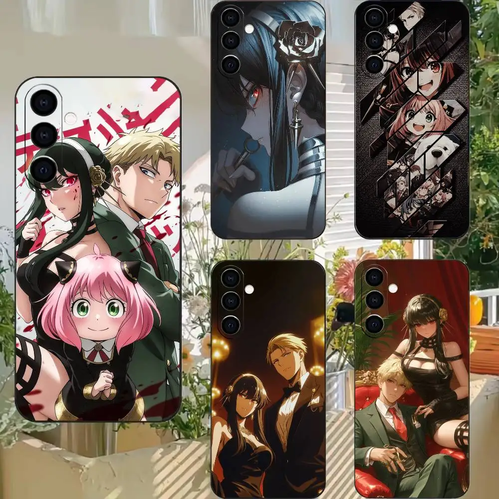 Anime spy character Thorn Princess  Phone Case For Samsung A72,A71,A72,A70,A53,A52,A51, Black Soft Cover TPU