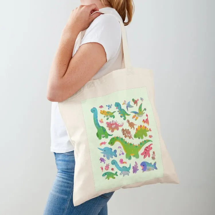 

Jurassic baby - pastel Tote Bag bag for beach hand bag ladies shopping trolley Women's handbag
