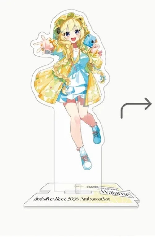 Hot Anime Hololive Model Action Figure Peripheral Collection Acrylic Stand Model Bookshelf Decoration Decorations Gifts Keychain view 3