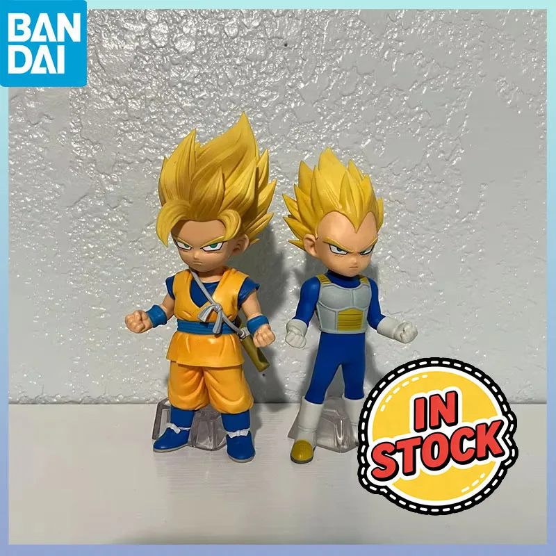 

BANDAI In Stock Ichiban Kuji Dragon Ball Daima C Prize Masterlise Emoving Vegeta SSJ2 SSJ3 Mini PVC Action Figure Cartoon Anime