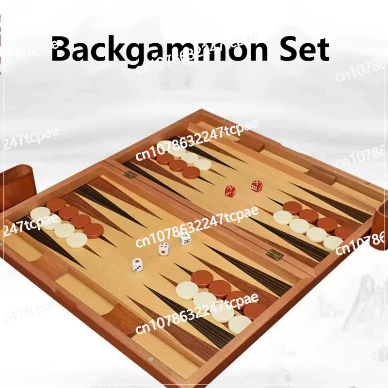 

19 Inch Backgammon Backgammon Backgammon Set Wooden Baccarat Board Game for Entertainment on The Table
