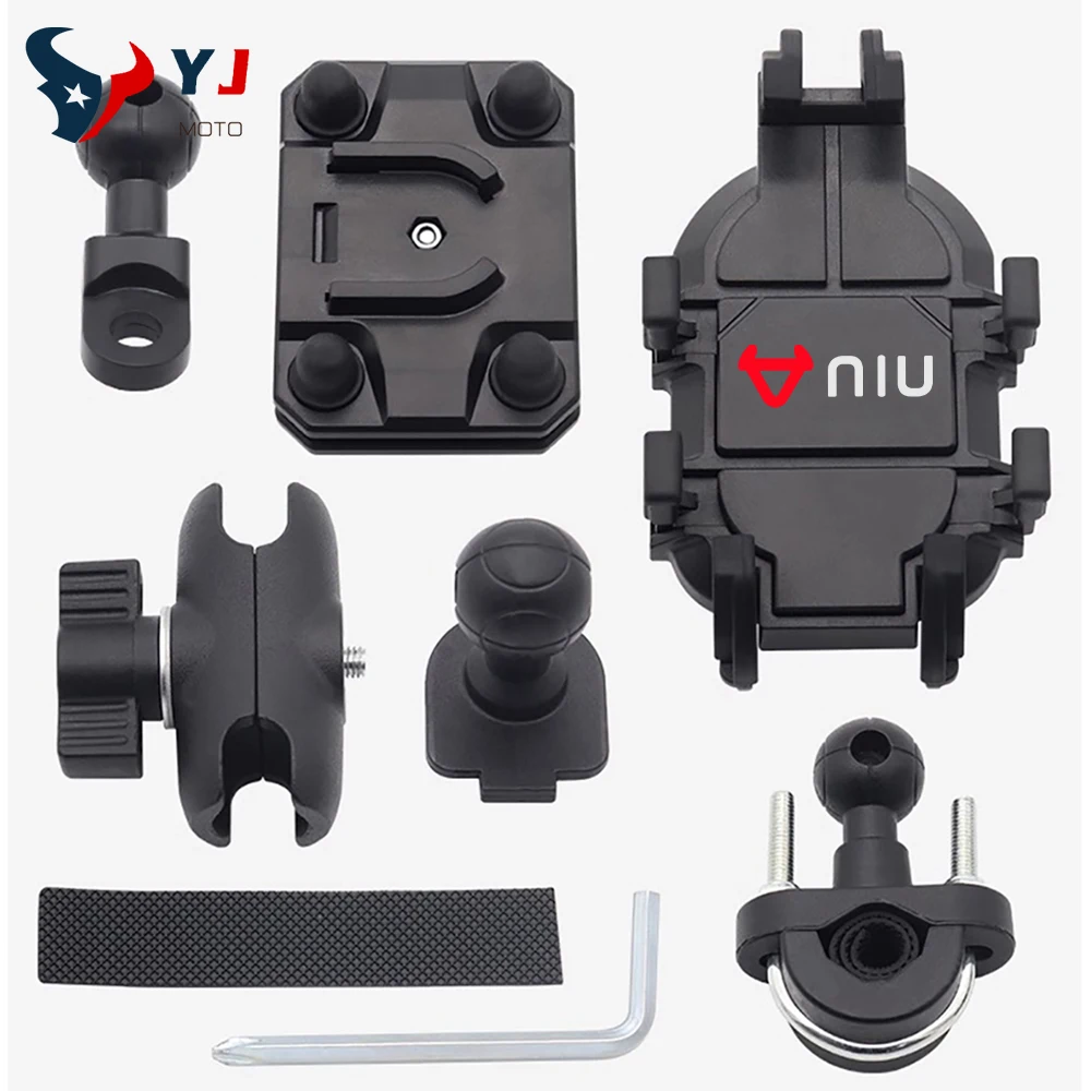 ل NIU M PRO M1S MQi NQi GT/GTS/PRO N1S UQi UQI + SQI B2 دراجة نارية الملحقات المقود حامل هاتف المحمول لتحديد المواقع دعامة حامل