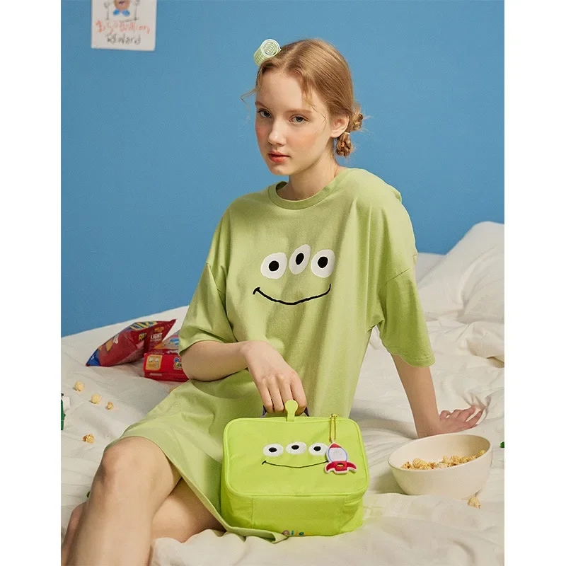 Disney Toy Story borsa da viaggio per donna borsa da viaggio per donna Alien lasso Bear custodia per trucco impermeabile custodia per cosmetici di