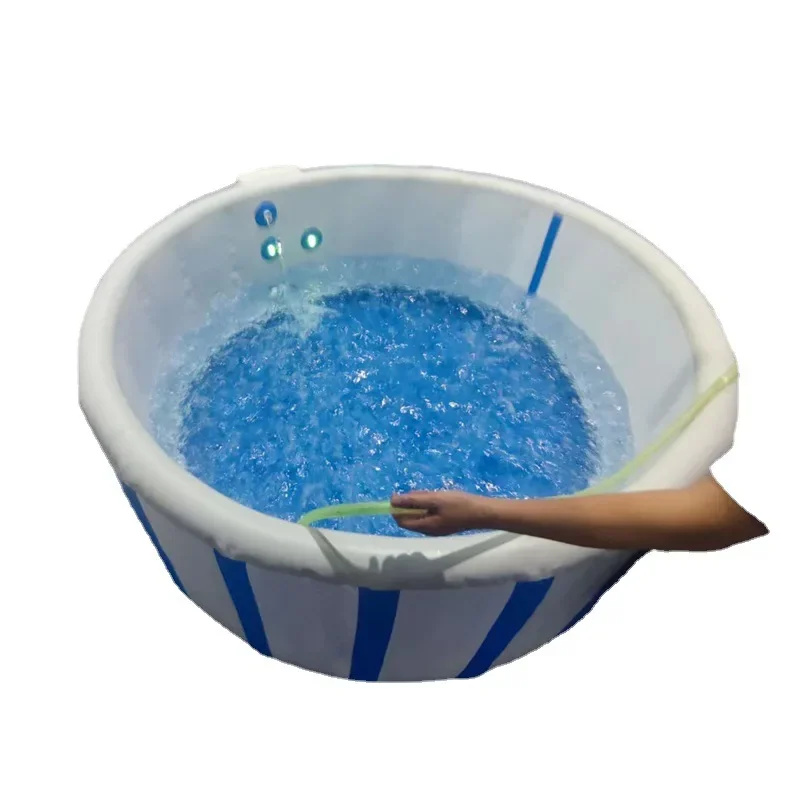Swimming Pool SPA Inflatable, Surfing, Heating, Jacuzzi, Folding Bucket, Heated, Home, Outdoor, Bathtub
