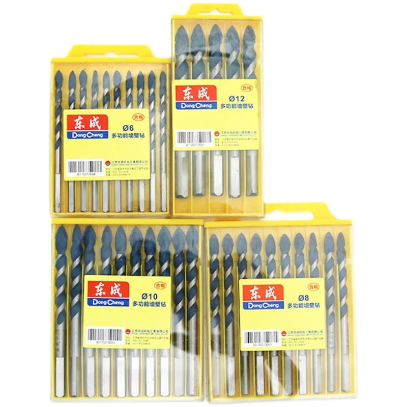 Drill Bit Set Multi-Functional Wall Drilling Hole Opener Tile Home Improvement 6mm 8mm 10mm 12mm For