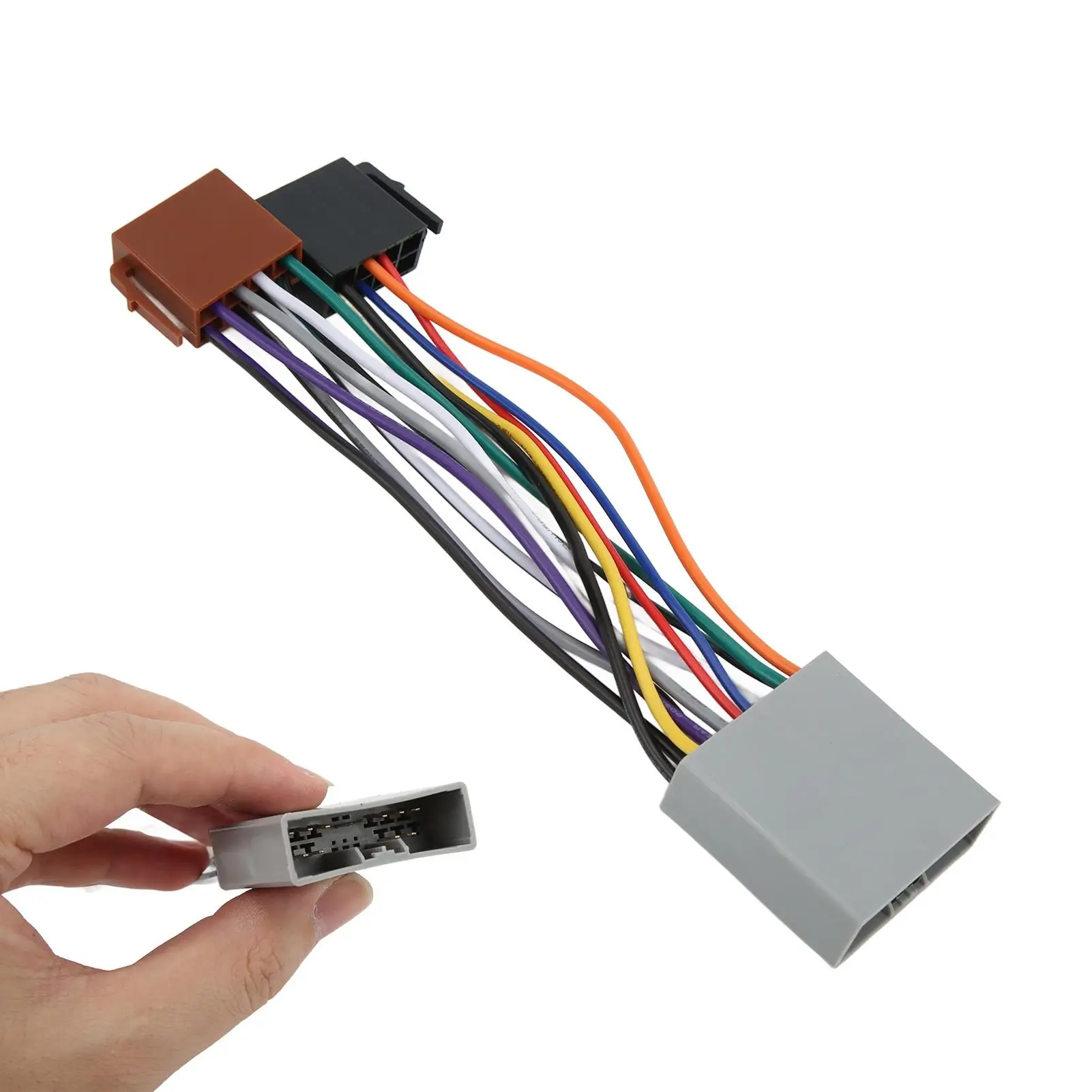 لسيارة Iso ستيريو تسخير المحمولة لمحول تسخير راديو Iso لقطع غيار السيارات #6