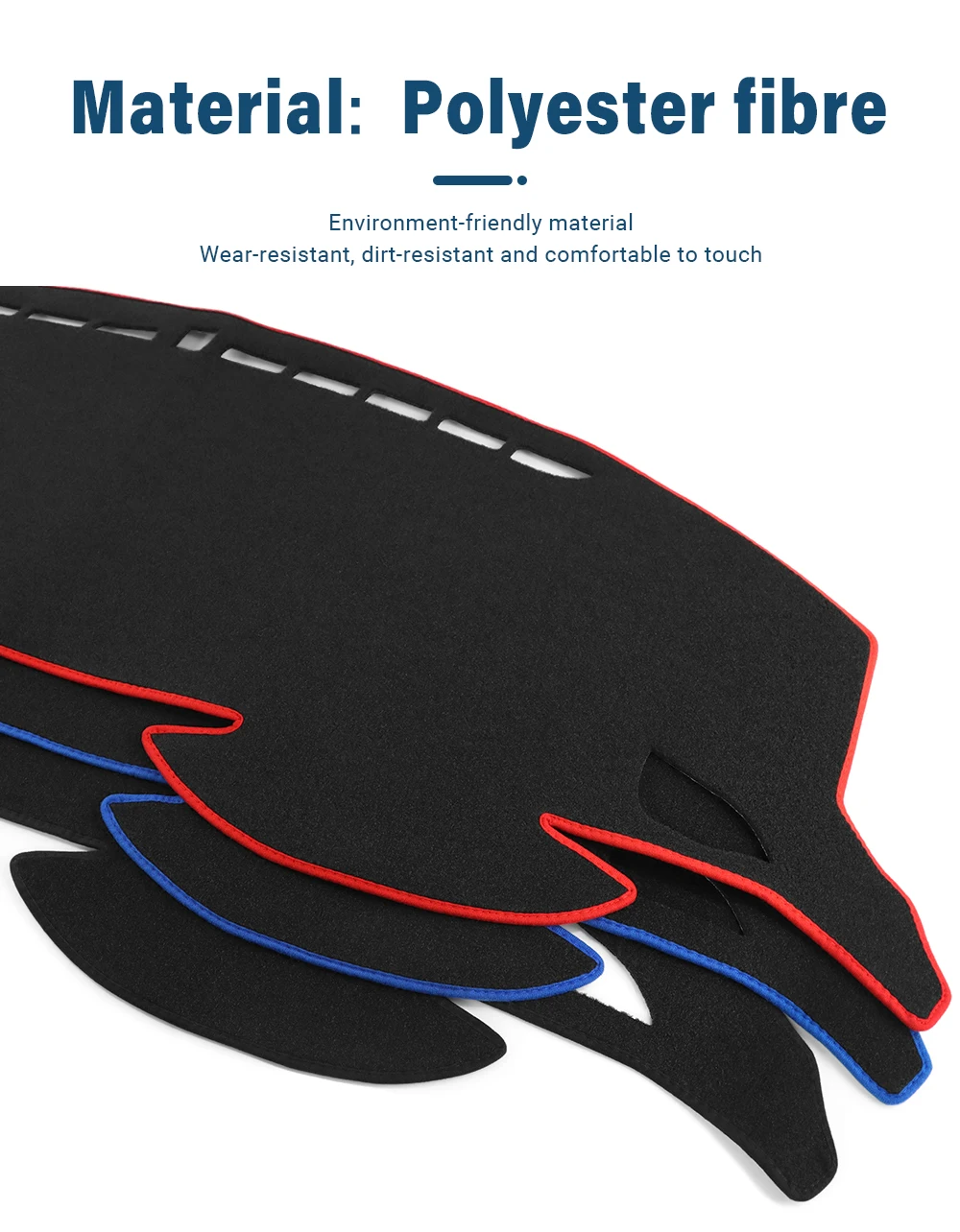 Für Honda Civic 10th Gen 2016 2017 2018 2019 2020 Auto Dashboard Abdeckung Sonnenschutz Matten Vermeiden Licht Pads Anti-UV Teppich Zubehör – Detail 8