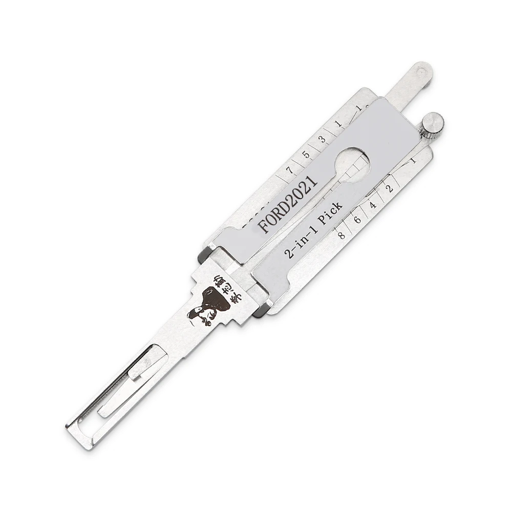 

FORD 2021 lishi 2in1 Tool for Ford new generation Transit Car Door Lock Cylinder Locksmith Supplies Repair Tools