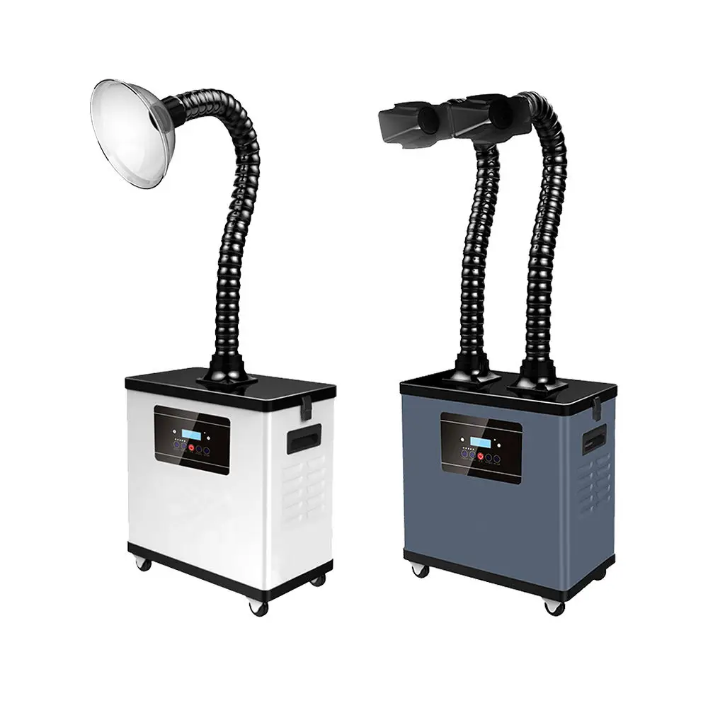 210W FumeClear Soldering Fume Extractor Smoke Absorber Welding Evacuator Air Purifier 4 Stage Filter For Co2 Laser Engraving