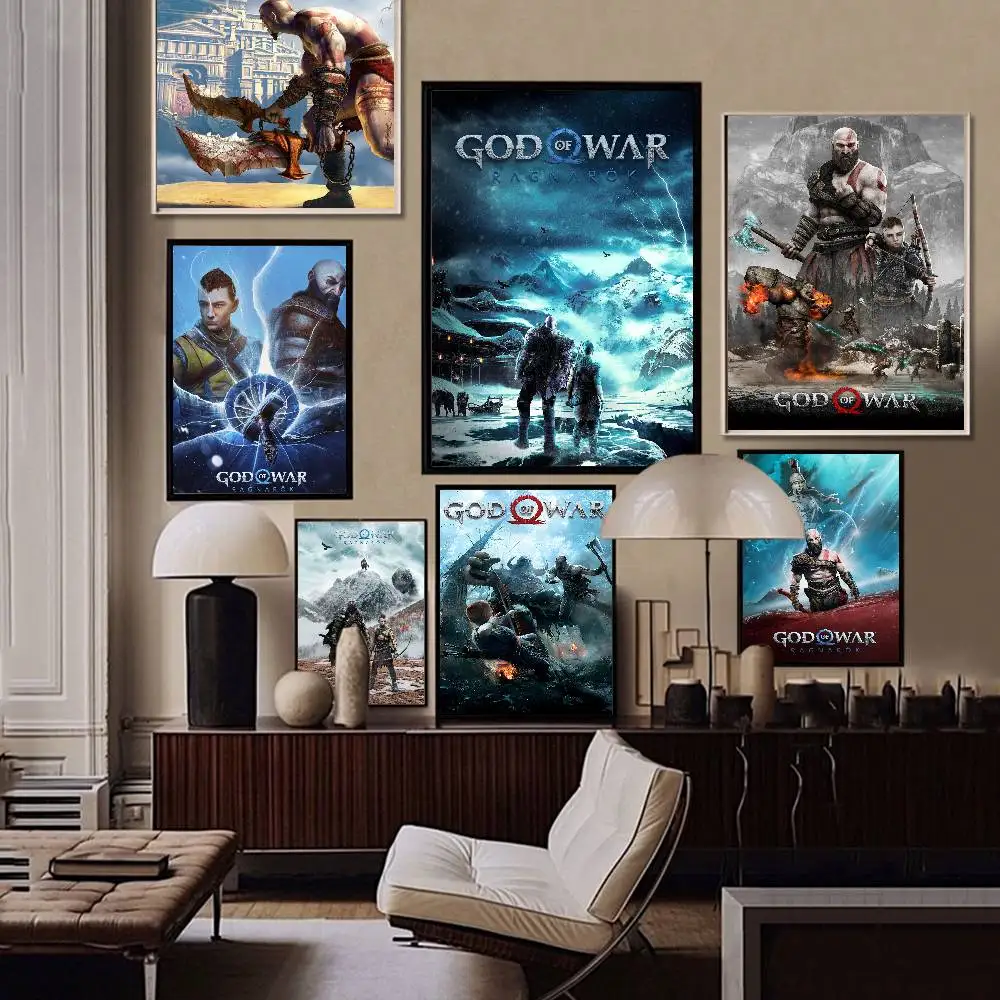 Game God Of War Classic Vintage Posters Vintage Room Home Bar Cafe Decor Nordic Home Decor