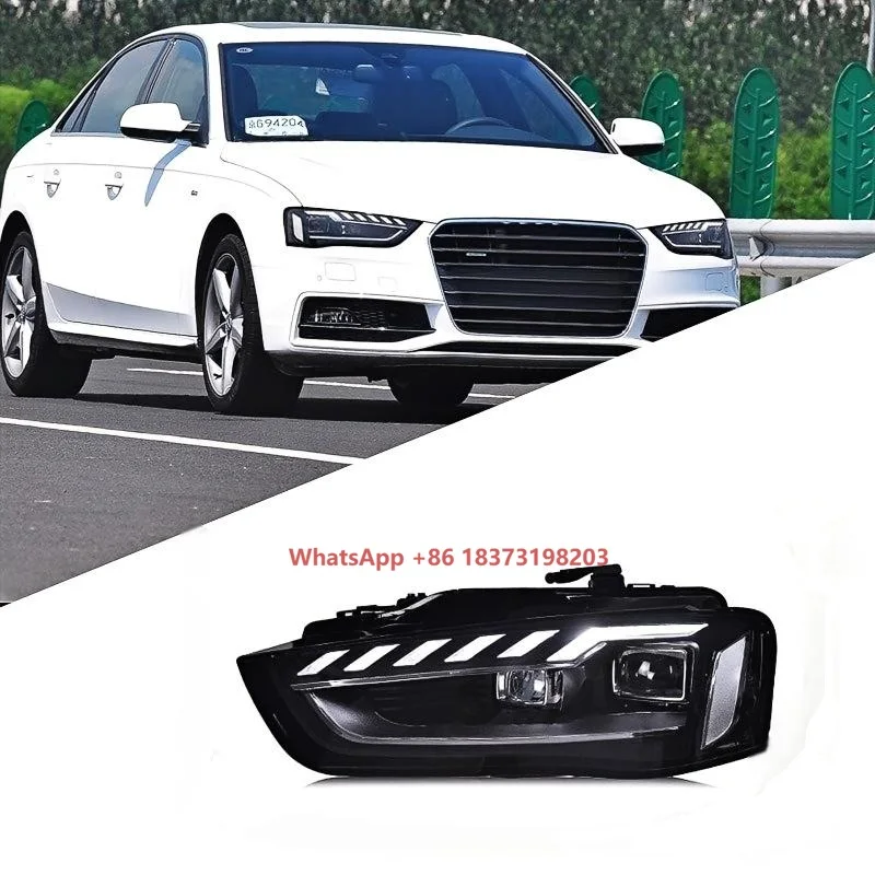 

Auto LED Headlights for Audi A4 2012-2015 Head Lights Assembly B8.5 B9.5 High Quality Head Lamps Turn Signal High Low Beam