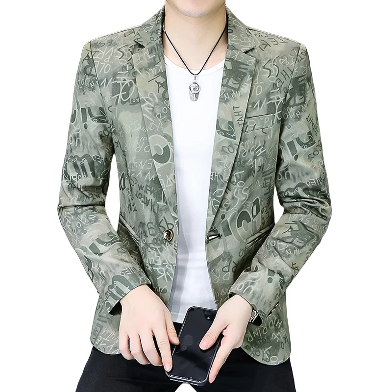 سترة ARC للرجال عصرية للأعمال الخارجية كاجوال مطبوعة بشكل مريح للرجال سترة زفاف مناسبة تمامًا على الطراز البريطاني #1