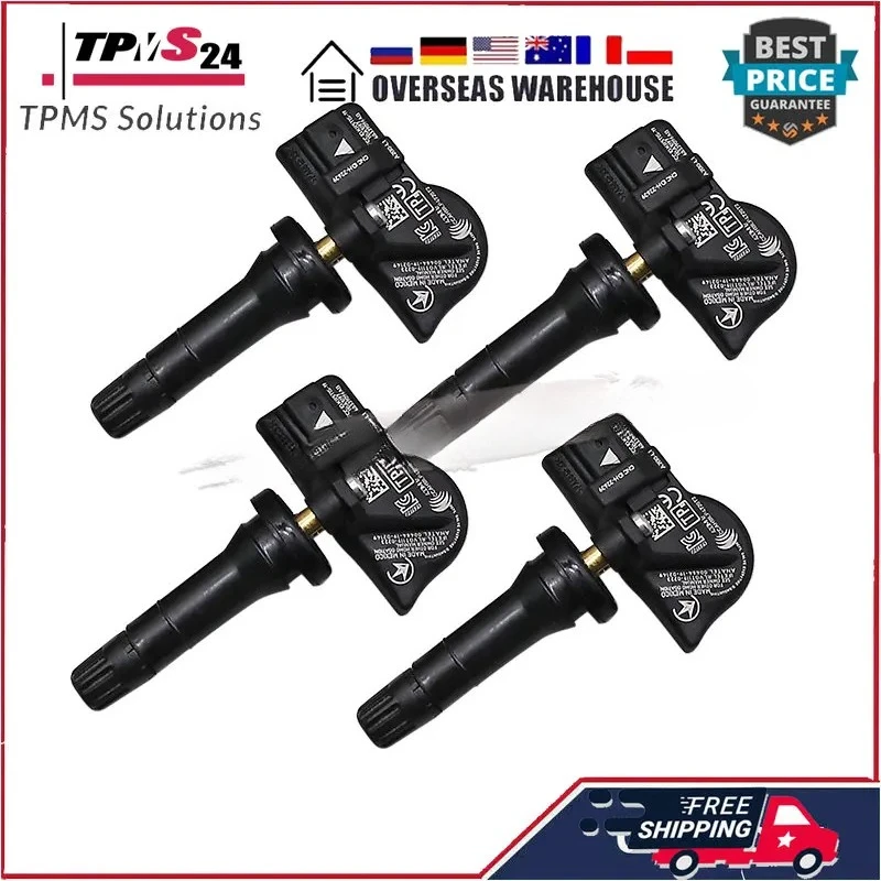 4 قطعة 68339096AB مستشعر ضغط الإطارات 433 ميجا هرتز لسيارة جيب جراند شيروكي 2021-2022 جيب جراند واجونير 2022 جيب رانجلر 2021-2022 #4