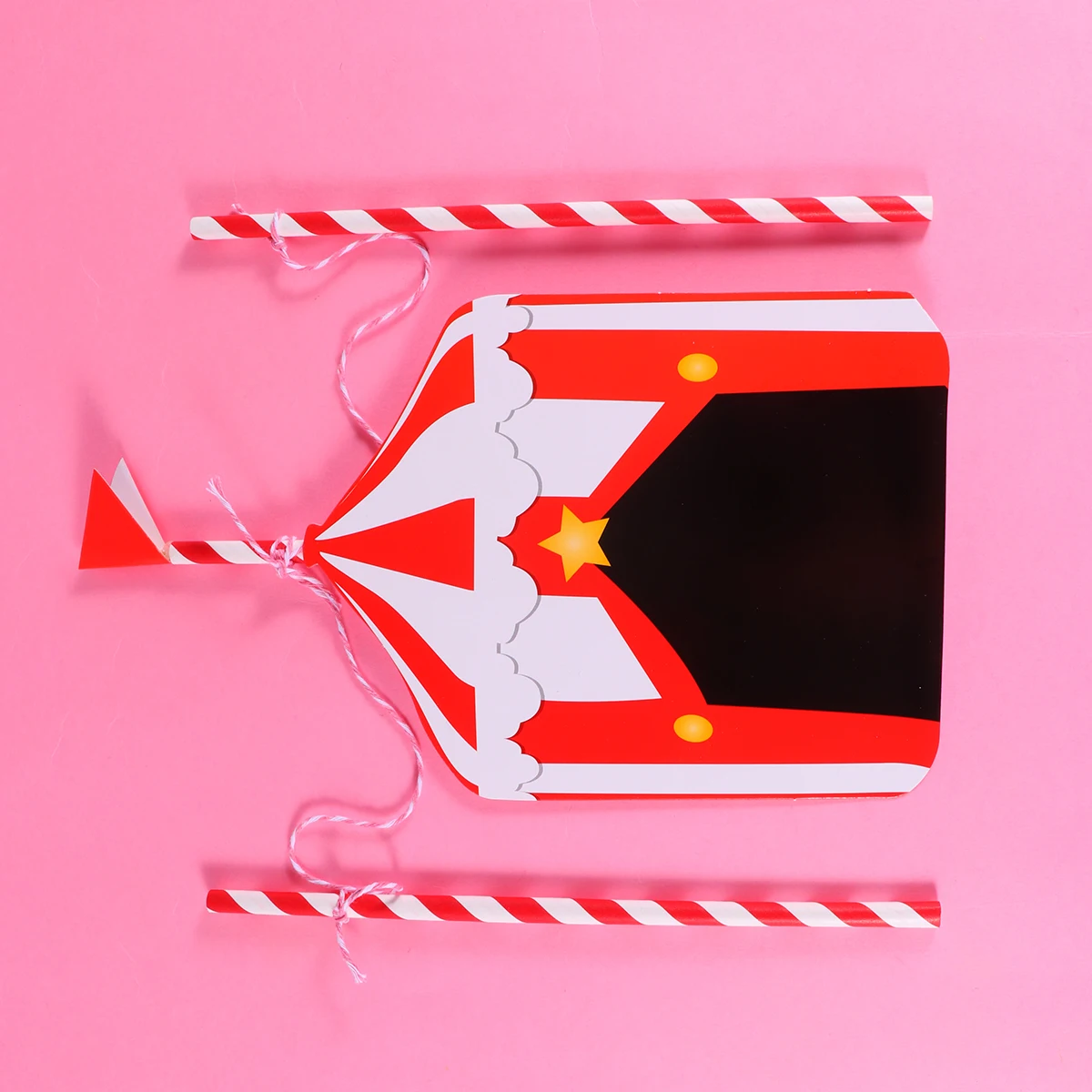 2 Sets Circus Clown Cake Toppers Paper Cake Party Decorations Birthday Cake Party Decorations Decor Party Supplies for Birthday