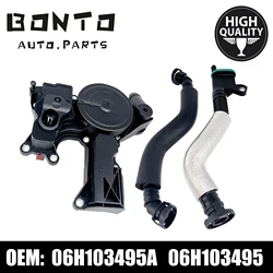 BONTO Oil Separator PCV Valve Assembly For AUDI TT A4 Q5 VW Golf Jetta 1.8 2.0 TSI OEM:06H103495 06H103495A 06J103213C