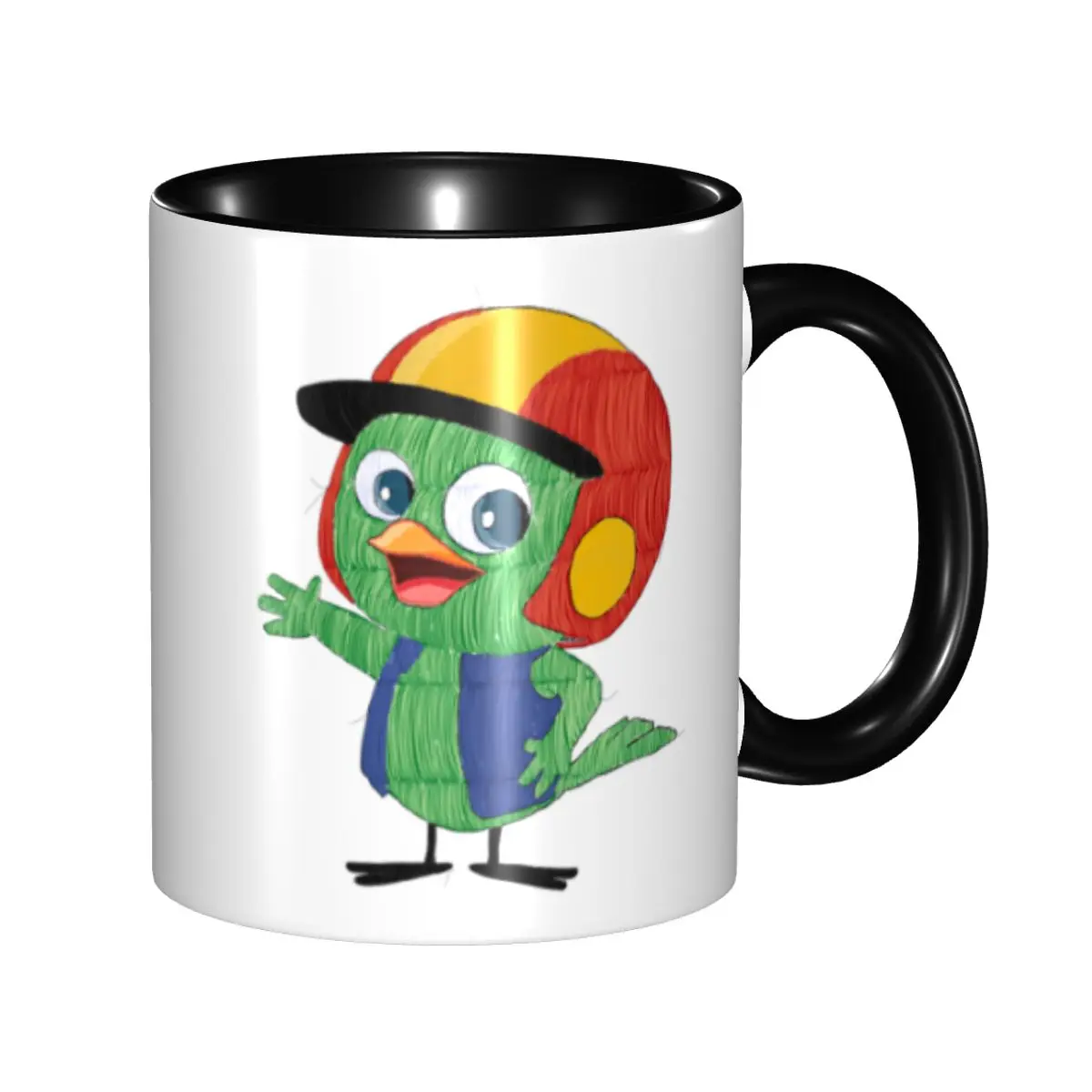 

Cartoon Chiken Calimero Coffee Mugs DIY Custom Ceramic Mug Cup Creative Gift