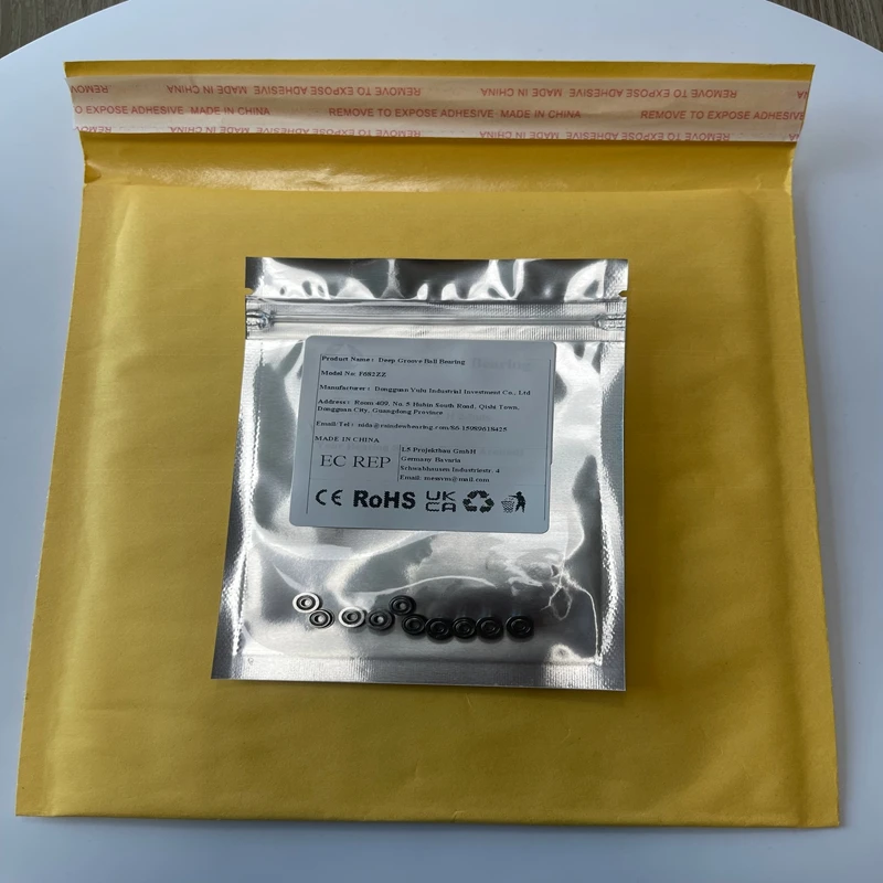 

10PCS MF682ZZ 2x5x2.3 mm Flange Bearing MF682 For RC model Flange Bearing ABEC-7