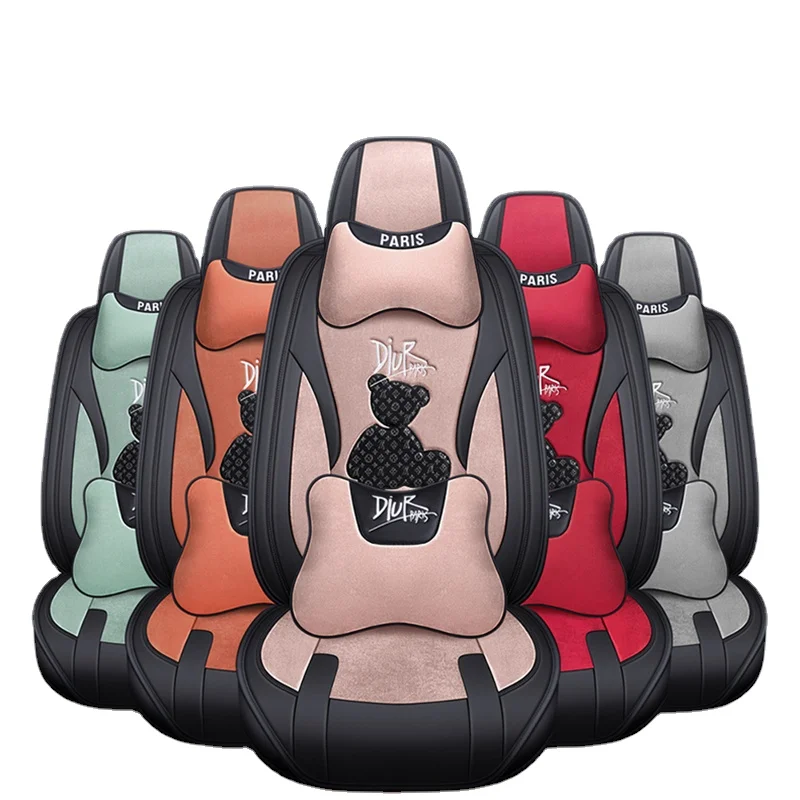 

ZL Car Seat Cushion Four Seasons Universal Seat Cover Fully Surrounded Seat Cover Fabric