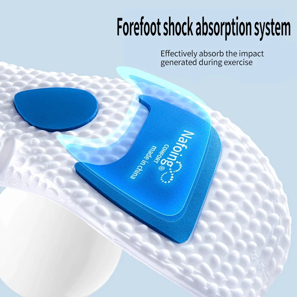 Arch Support Orthotic Insoles EVA Breathable Shock Absorption Sports Shoe Inserts Foot Pain Relief Shoes Pads for Man And Woman