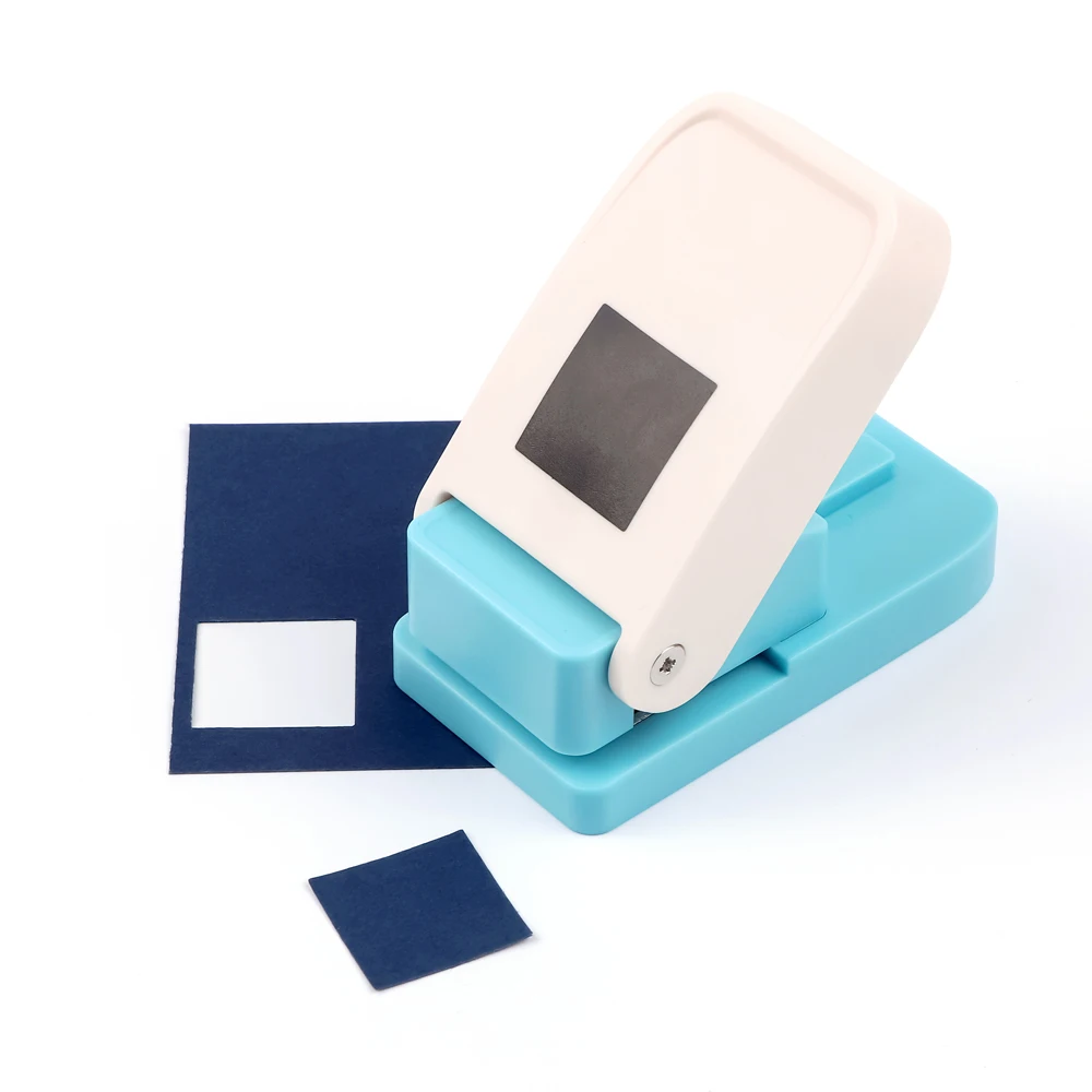 مربع تبويب لكمة خرامة الورق 1 "رافعة مربعة عمل الحرفية لكمة للمخطط إدراج بطاقة صنع Diy بها بنفسك المرجعية ورقة صياغة #3