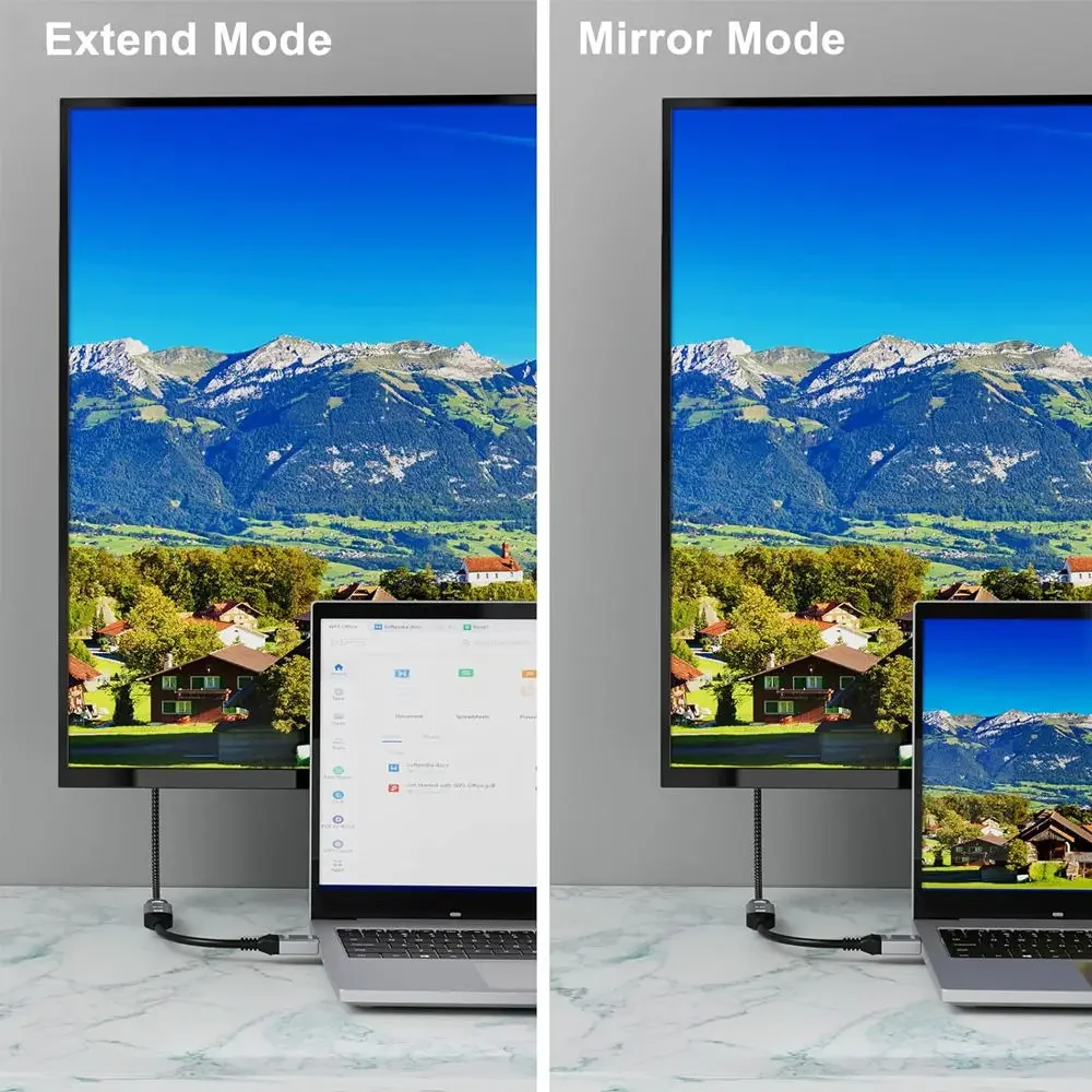 Адаптер FSU DisplayPort 1,4-HDMI совместимый с 2,1 HDR 2,3 активный, поддержка 4k @ 120 Гц, 8K @ 60 Гц, HDR, однонаправленный порт дисплея 1,4