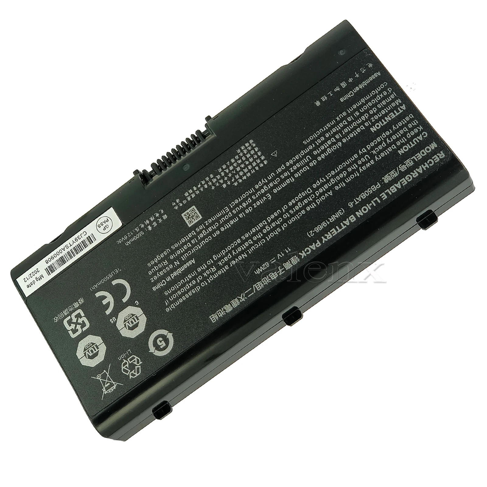 PB50BAT-6 laptop battery For Sager NP8371 NP8356 NP8454 NP8377 for Schenker XMG Pro 15 17E20 17-M19 MCZ XMG Apex 15