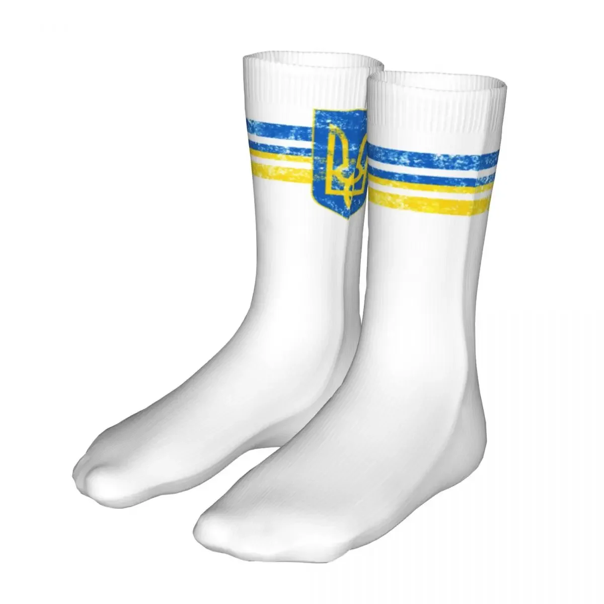 Compression Ukrainian Emblem Flag Women Socks 2022 Men Sport Sock