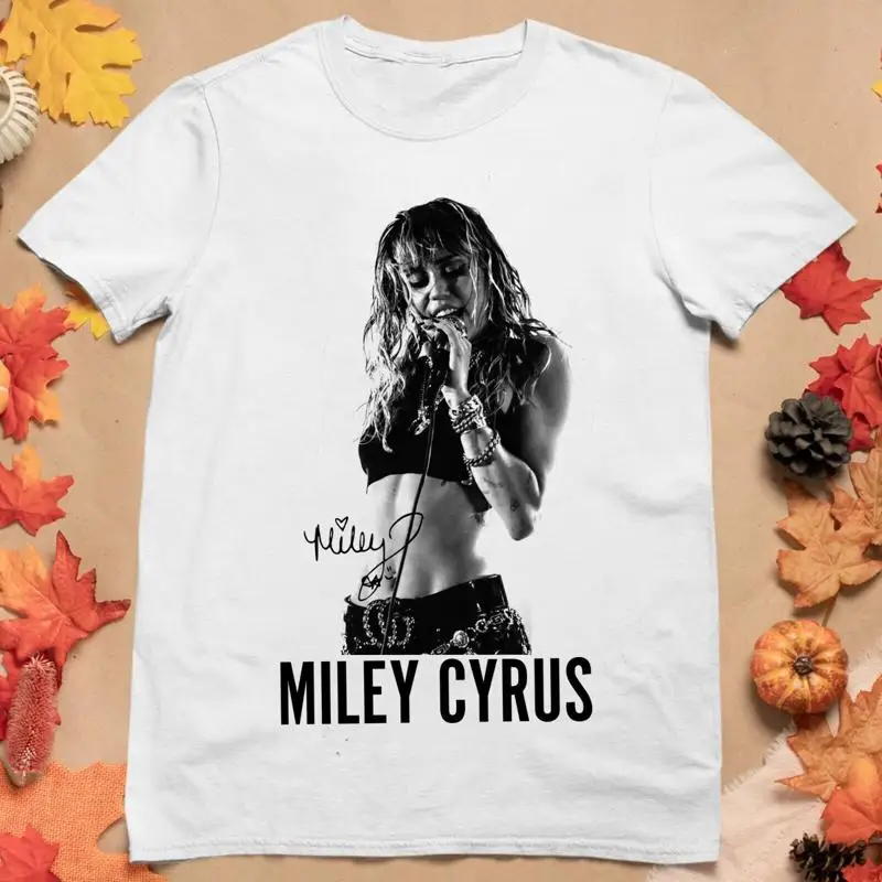 Novo miley cyrus para fãs camiseta de todos os tamanhos