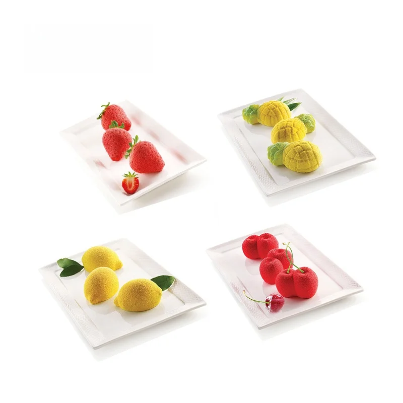 

S Rosenart Силиконовые формы для выпечки Фрукты Вишня Лимон Сосна Клубника Кухонные инструменты для приготовления пищи Домашнее использование Европейский Sle Cake M...