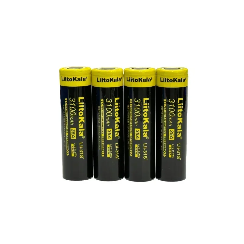 18650-35A Battery 2024 New 100% Original High Quality 3100mAh 3.7V Rechargeable Suitable for Screwdriver Flashlights and Games