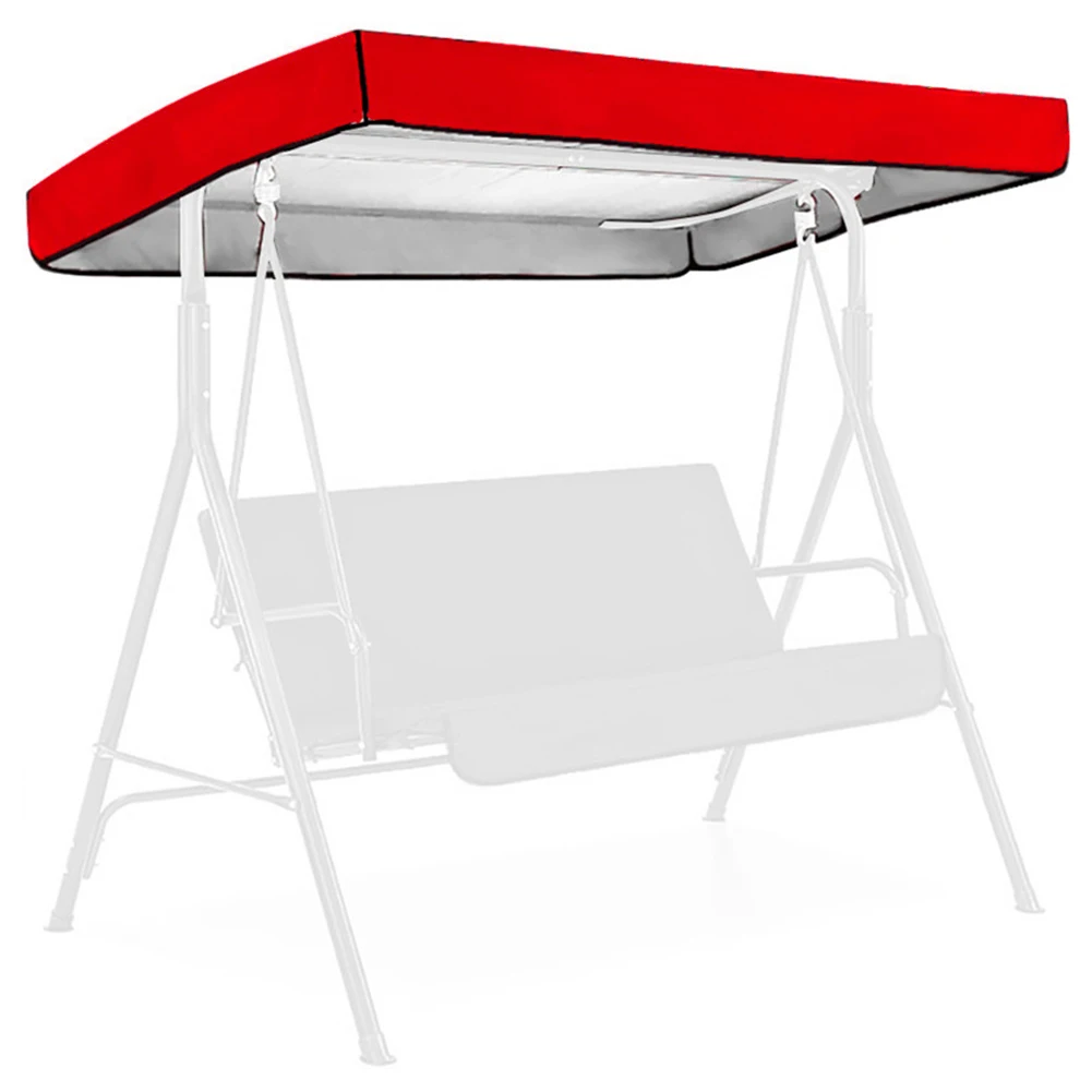 210D Oxford Cloth Outdoor Swing Canopy Cover Designed for All Weather Protection with Secure Adjustable Straps