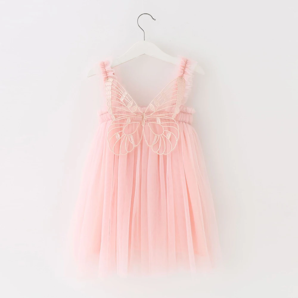 girls wings cute dresses baby ball gown tutu dress children summer clothes kids birthday party clothing for summer