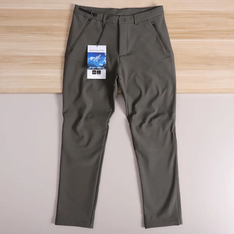 في الهواء الطلق الرجال Fce اصطف لينة ell عارضة السراويل يندبروف مقاومة للماء Cosite المخملية مستقيم الساق عارضة السراويل