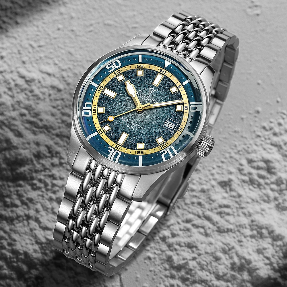 CADISEN C8244 Sapphire Glass Watches Men Japan MIYOTA 8215 Men`s