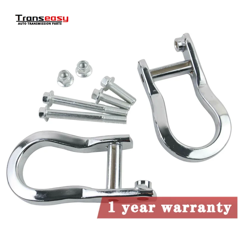 

2X Chrome Tow Hooks 84072462 23236698 Fits For Chevrolet Silverado Sierra 1500 07-19