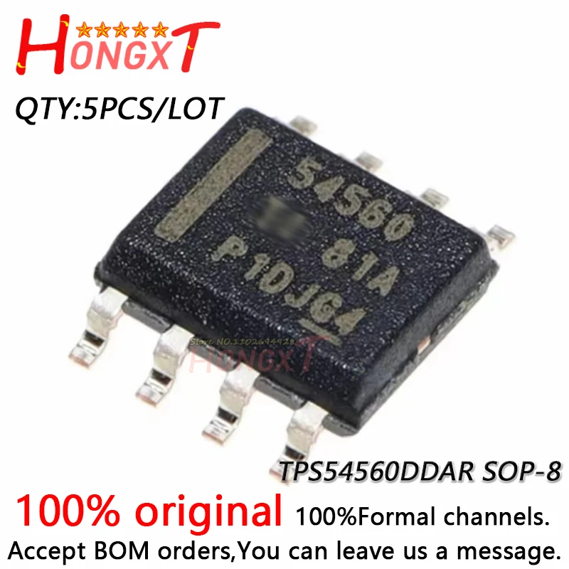 

5PCS 100% NEW TPS54560DDAR TPS54560 54560 SOP-8.Chipset