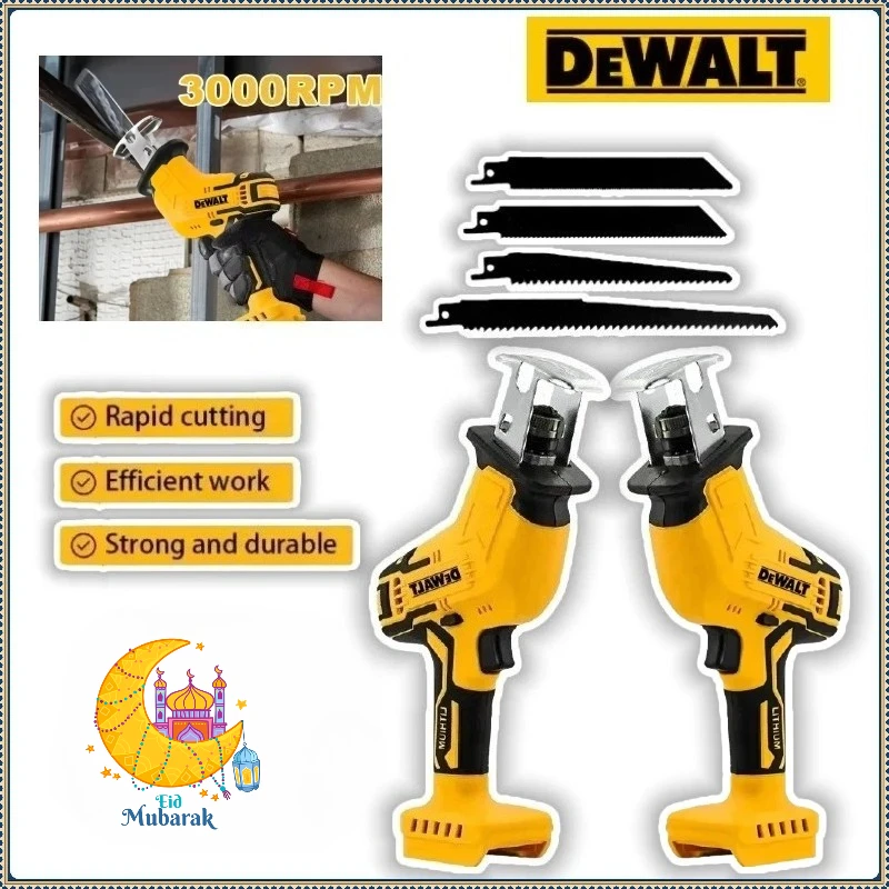 

Аккумуляторная сабельная пила Dewalt 3999W для резки металла и дерева, 2800 об/мин, бесщеточная, электроинструмент
