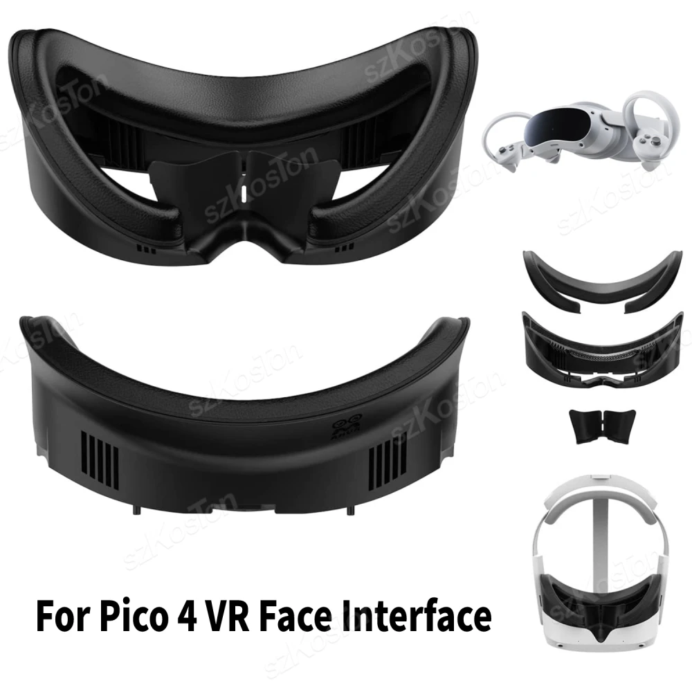 Face Inter face staffa Pad in pelle di spugna per Pico 4 VR auricolare sostituzione maschera facciale lavabile per accessori PICO4
