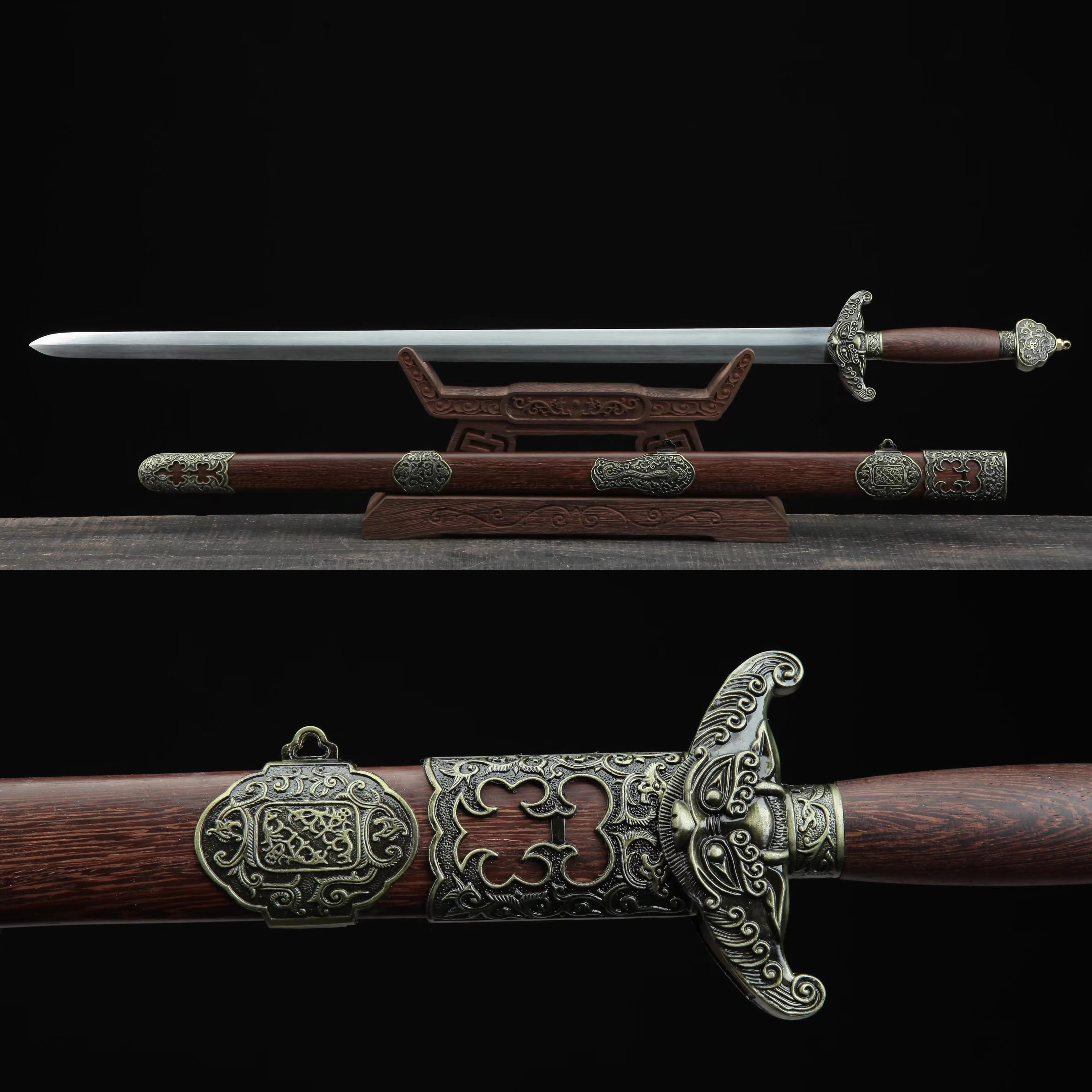 

Cosplay kung fu medieval fantasy katana Samurai Sword - A gift for martial arts enthusiasts. Preparation for combat and battles.