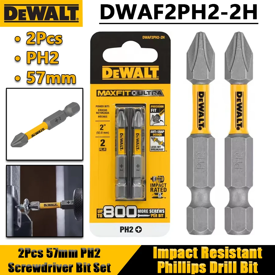 Dewalt 2Pcs 57Mm PH…