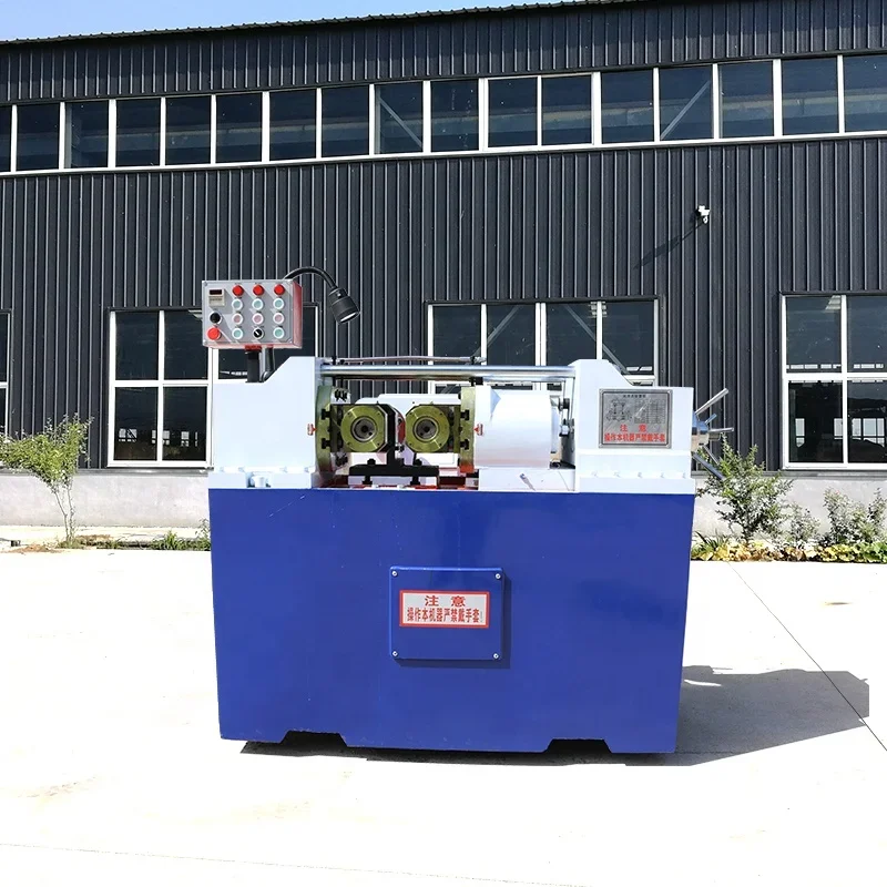 China Manufacturer Oem Factory Easy To Operate Automatic Solid Bar Thread Rolling Machine Industrial Sewing Machine