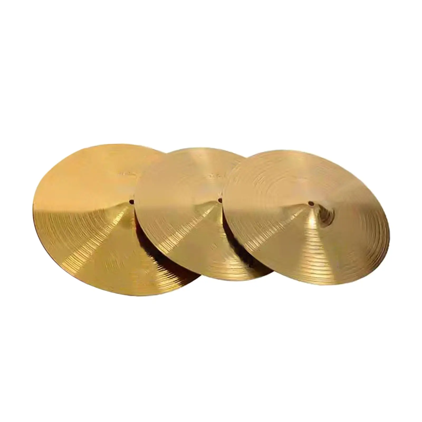 Drum Set Alloy Copper Cymbal Kit Beginner Percussion Accessories Stack Cymbals for Electronic Acoustic Drums