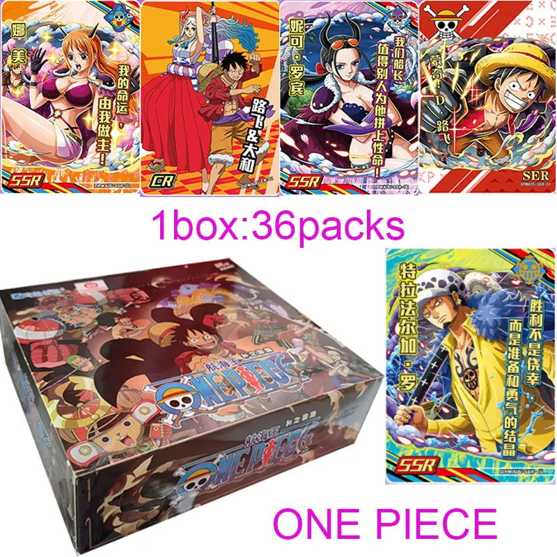 

Newest One Piece Cards CCG TCG ACG Luffy Robin Boa Booster Box CCG TCG Hobby Gift