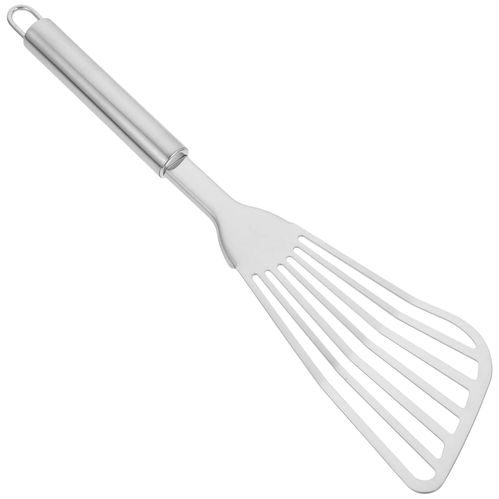 1 pz spatola per bistecche in acciaio inossidabile addensato manico lungo cucina pancake pesce fritto pala accessorio da cucina spatola per pesce fritto