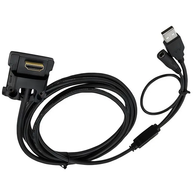 AAAEL-AM 5512 To HDTV USB2.0 Cable For Ingenico IPP3320 IPP350 ISS250 296100039 POS Credit Card Terminals- 2M Length