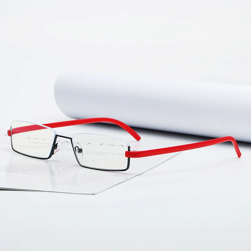 TR90 Reading Glasses with Case for Men HD Anti Blue Ray Ultra Light Eyeglasses with Case Fashion Reading Glasses for the Elderly