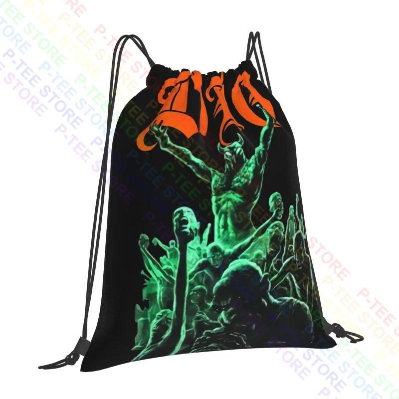 Dio Ronnie James Dio Heavy Metal Rock Drawstring Bags Gym Bag Fashion Schoolbag Personalised Outdoor Running