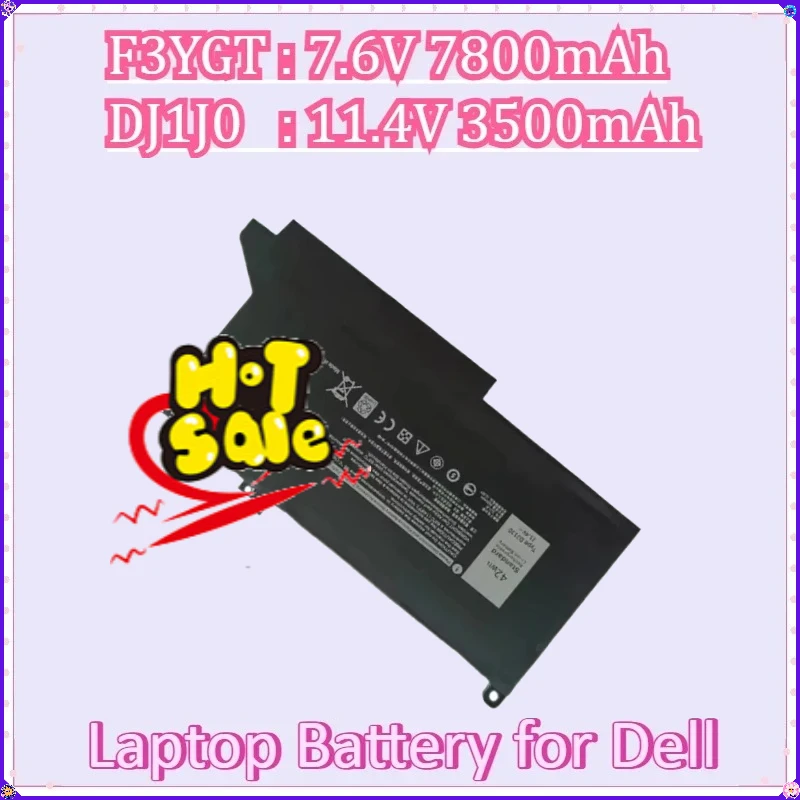 

For Dell 7480 2X39G Latitude 12 7000 7280 E7290 E7380 E7390 7290 E7280 13 7000 7380 7390 14 7480 7490 Laptop Battery F3YGT DJ1J0