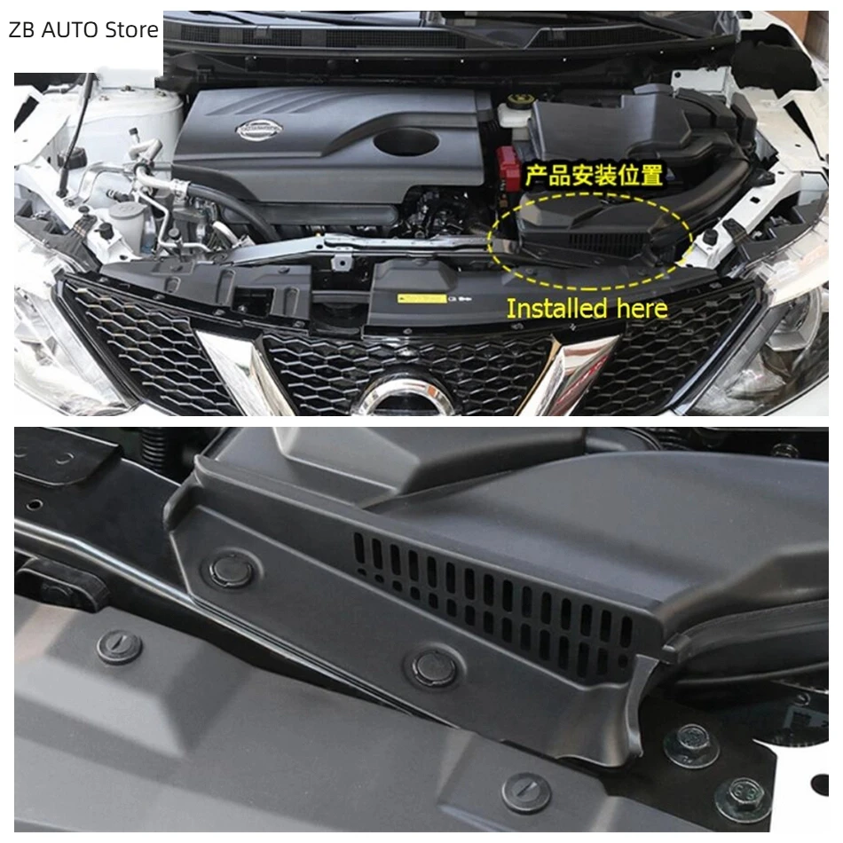 

Car Accessories For Nissan Qashqai J11 2.0L 2014 - 2020 Engine Warehouse Air Conditioner AC Inlet Vent Protector Cover Kit Trim