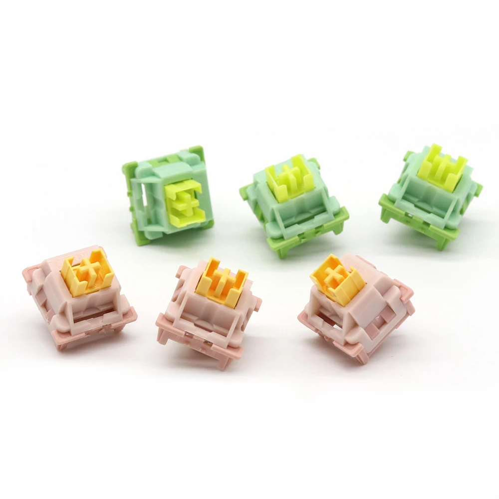 

Silent Mechanical Keyboard Switches 3Pin Linear Tactile 40g 50g RGB SMD MX Switch for Hotswap Custom Gaming Keyboard Office Use